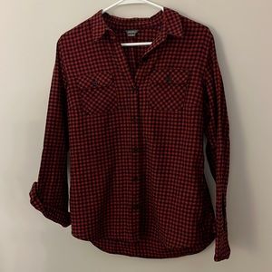 Eddie Bauer checkered flannel